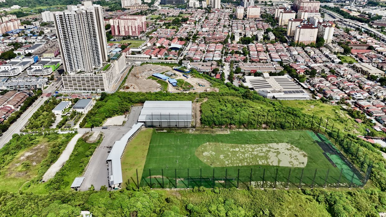 Realign KTM line to provide access to Taman Medan hospital site ...