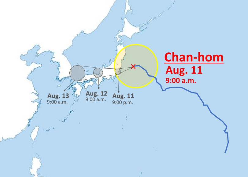 Typhoon Chan-hom Bears Down on Japan's Kanto Region: A Threat to Millions