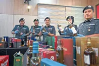Duty-unpaid liquor, beer worth RM300,000 seized