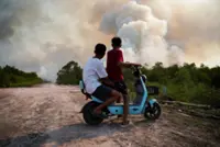Indonesia races to contain fires as haze spreads