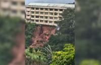 Landslide puts school in Philippines' Baguio region at risk