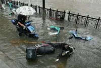 Typhoon Dolphin floods central China, parts of Beijing