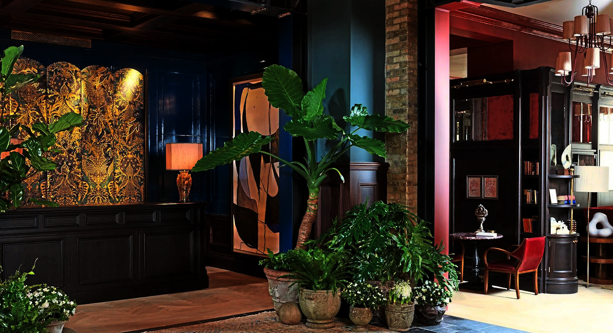The reception area at NoMad London.