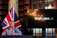 Reform UK's Farage faces off against Count Binface in election