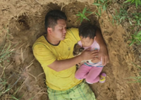 China dad sparks controversy after digging grave to help sick daughter cope with death