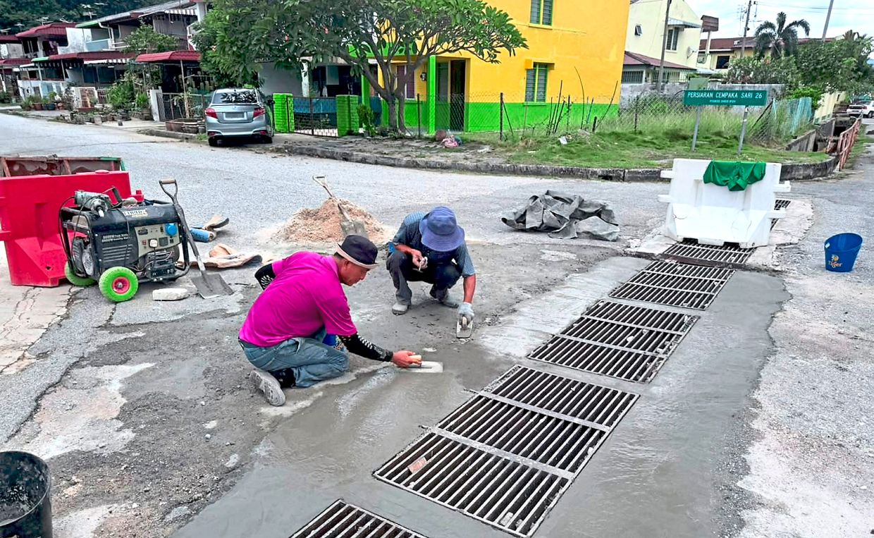 Hazardous drain covers spark concern in Ipoh