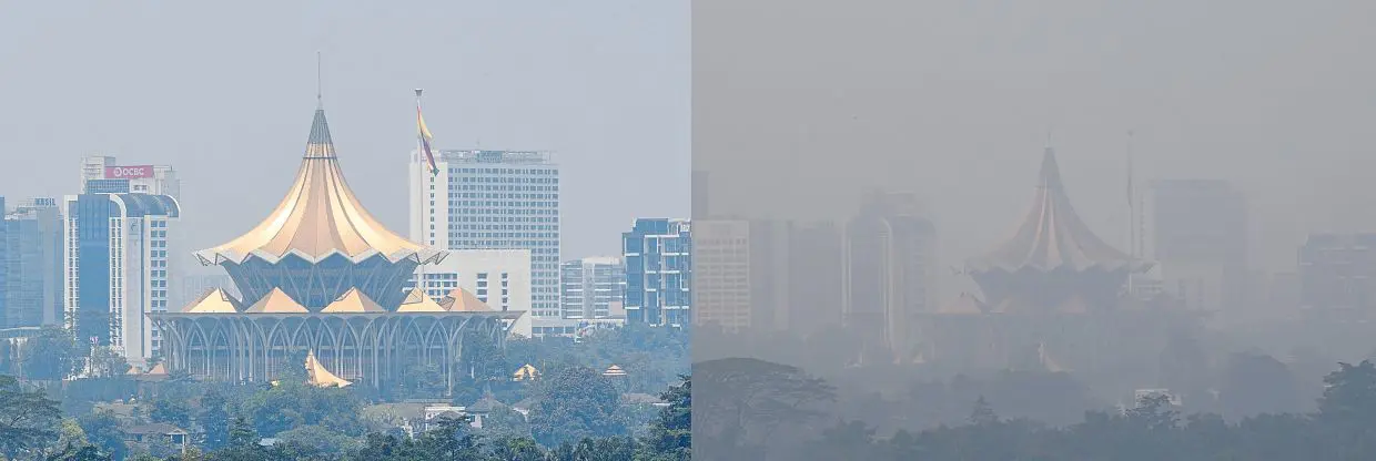 Sarawak remains hardest hit by haze as unhealthy air spreads to Peninsular Malaysia; six stations border unhealthy levels