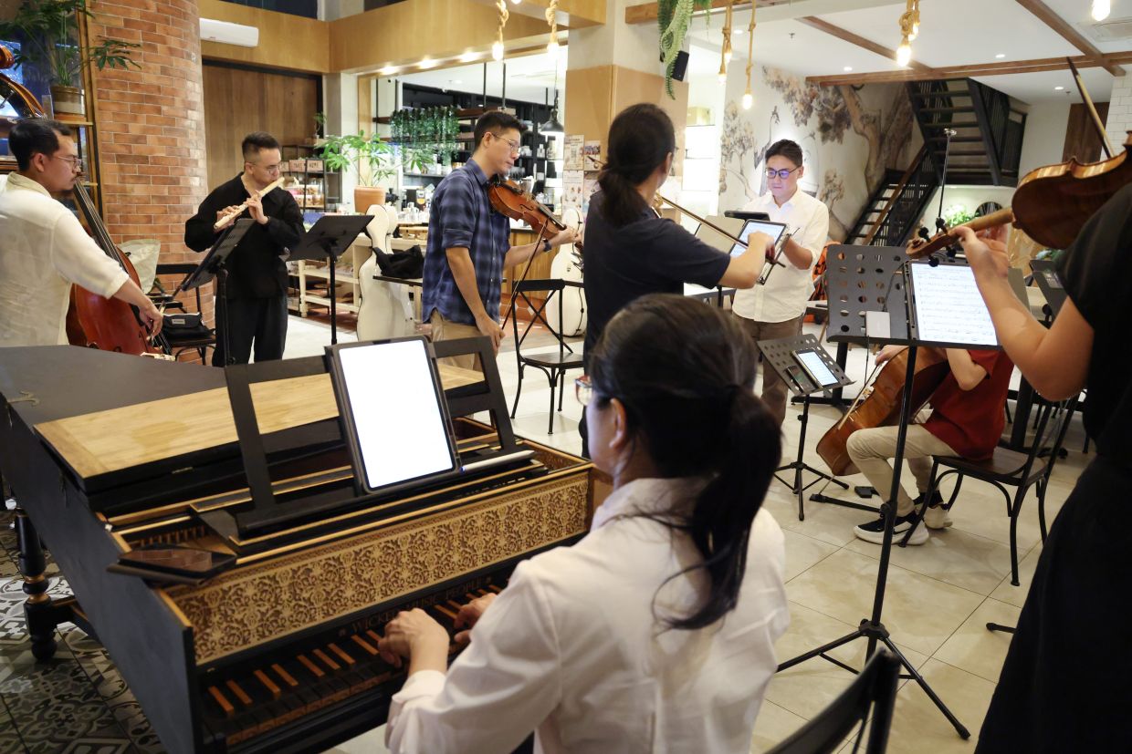 A big weekend awaits baroque ensemble Wicked Music People as it presents 'Unbound' at KLPac. Photo: The Star/Glenn Guan