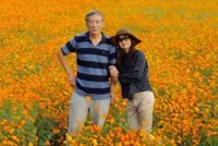 Wife’s childhood memory inspires Chinese husband to build world’s largest hollyhock garden