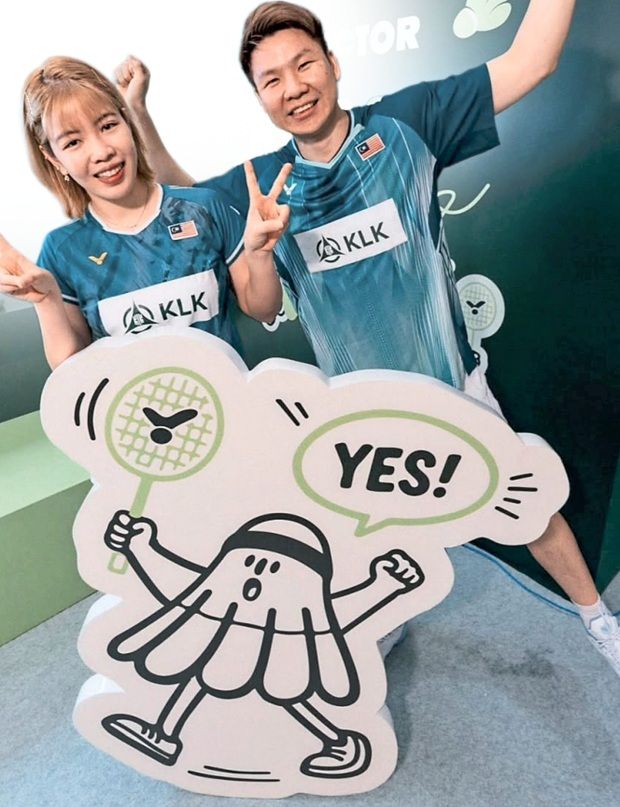 Going the extra mile: Goh Soon Huat-Shevon Lai Jemie know their opponents are younger and stronger, but hope they can keep pace with the top combinations.