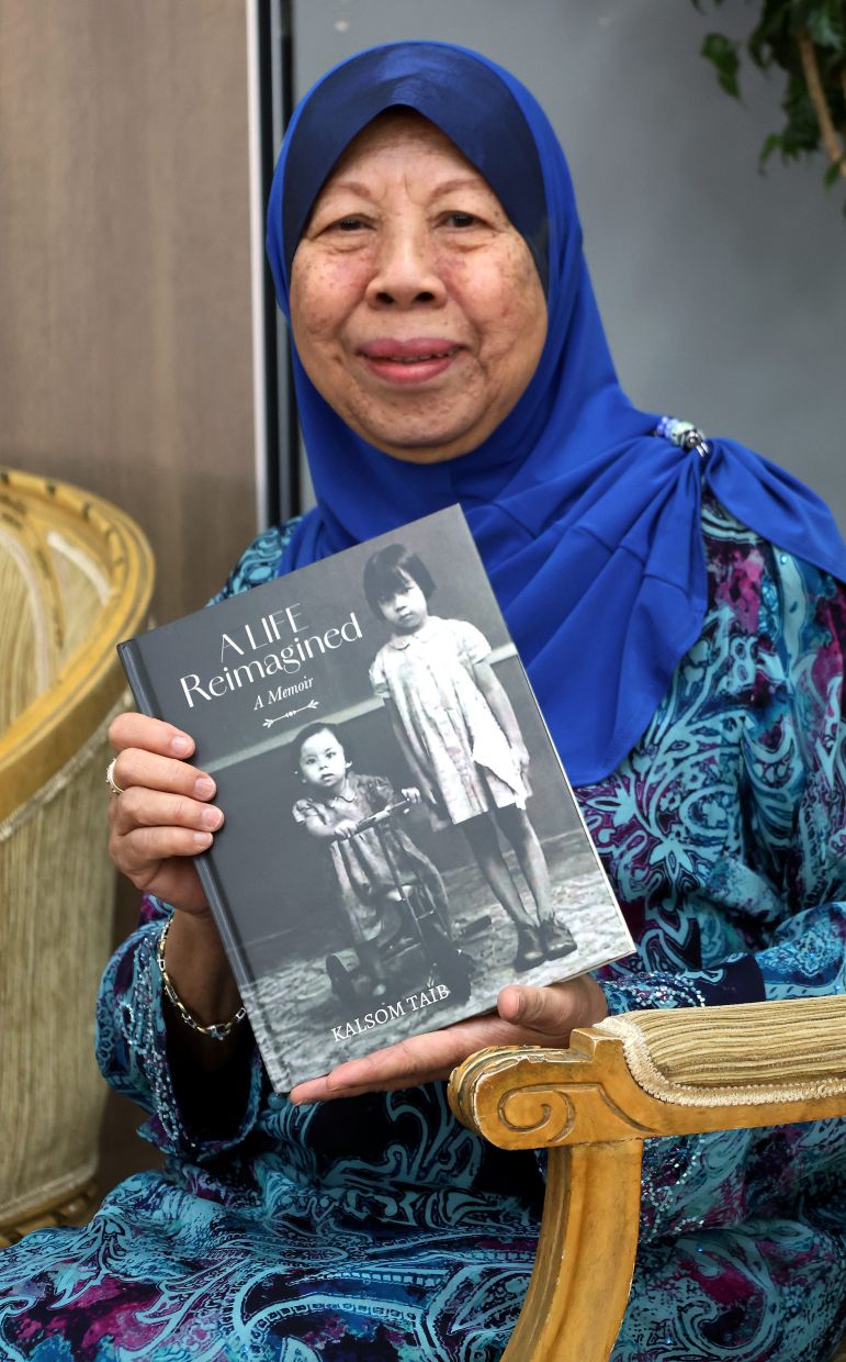 In the memoir, Kalsom steps back from her usual food writing to tell her life story from the very beginning. Photo: The Star/Kamarul Ariffin