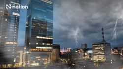 Monsoon trough brings heavy rain and 60% storms to Bangkok