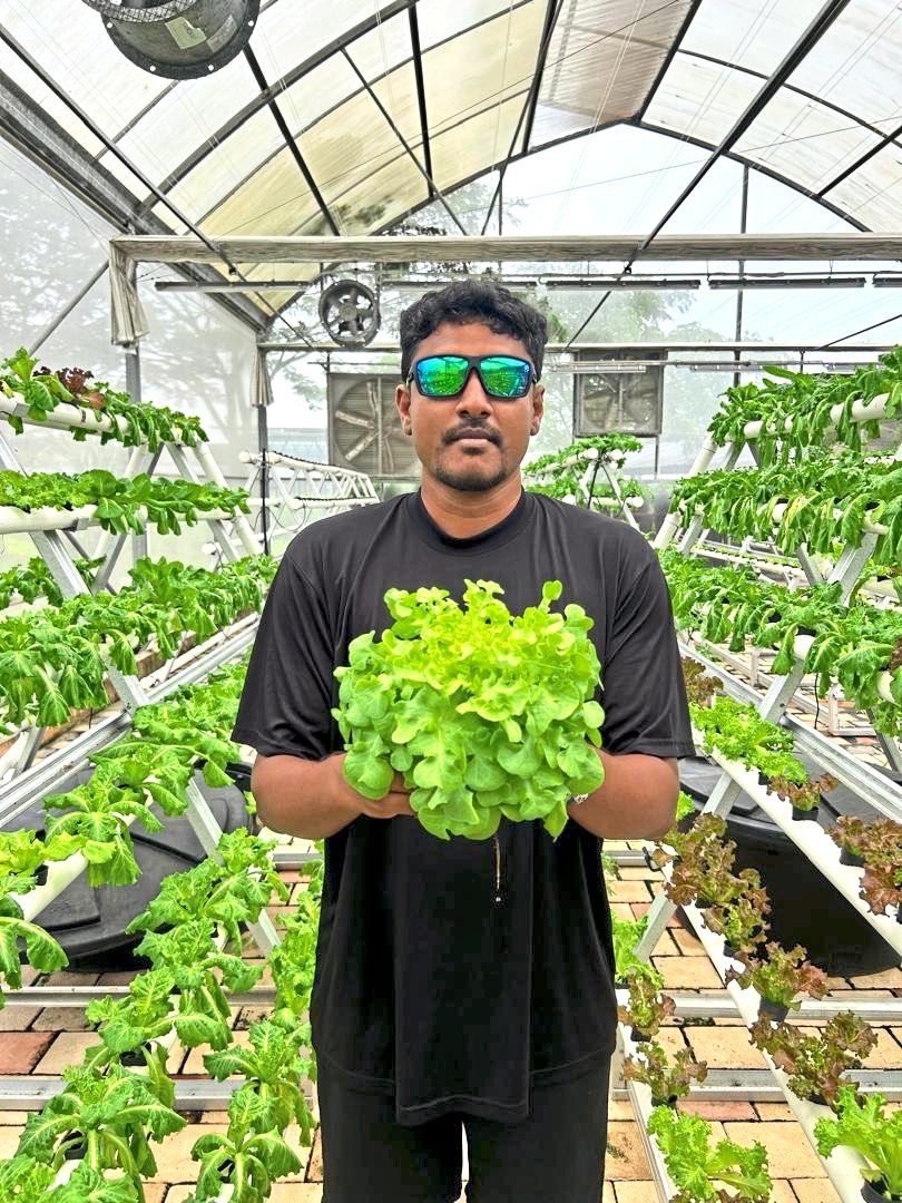 Naviin: ‘I think agriculture should be a mandatory subject because food security is national security.’ — Photos provided