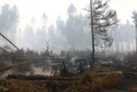 Belgium's biggest wildfire on record heads towards Germany