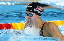 Swimming-Douglass sets 50m freestyle world record at Pan Pacific