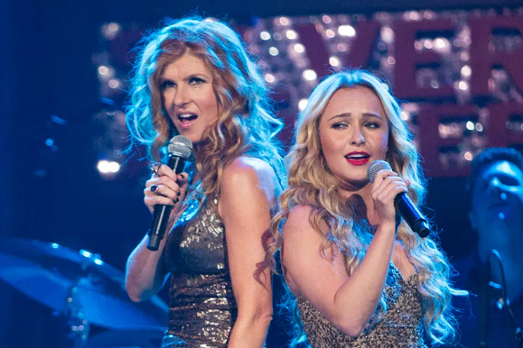 Hayden Panettiere (right) with co-star Connie Britton in 'Nashville'. Photo: Handout