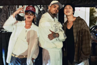 Fans outraged at BTS members attending Chris Brown concert