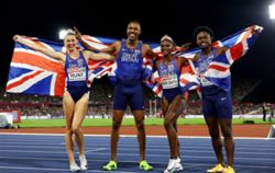 Athletics-Britain's Hunt and Asher-Smith set medal records at European Championships