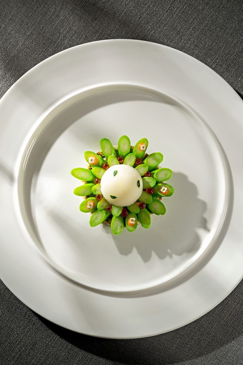 Lichtenstein says he has been amazed by the quality of local produce, like asparagus grown in Cameron Highlands. — Skillet KL
