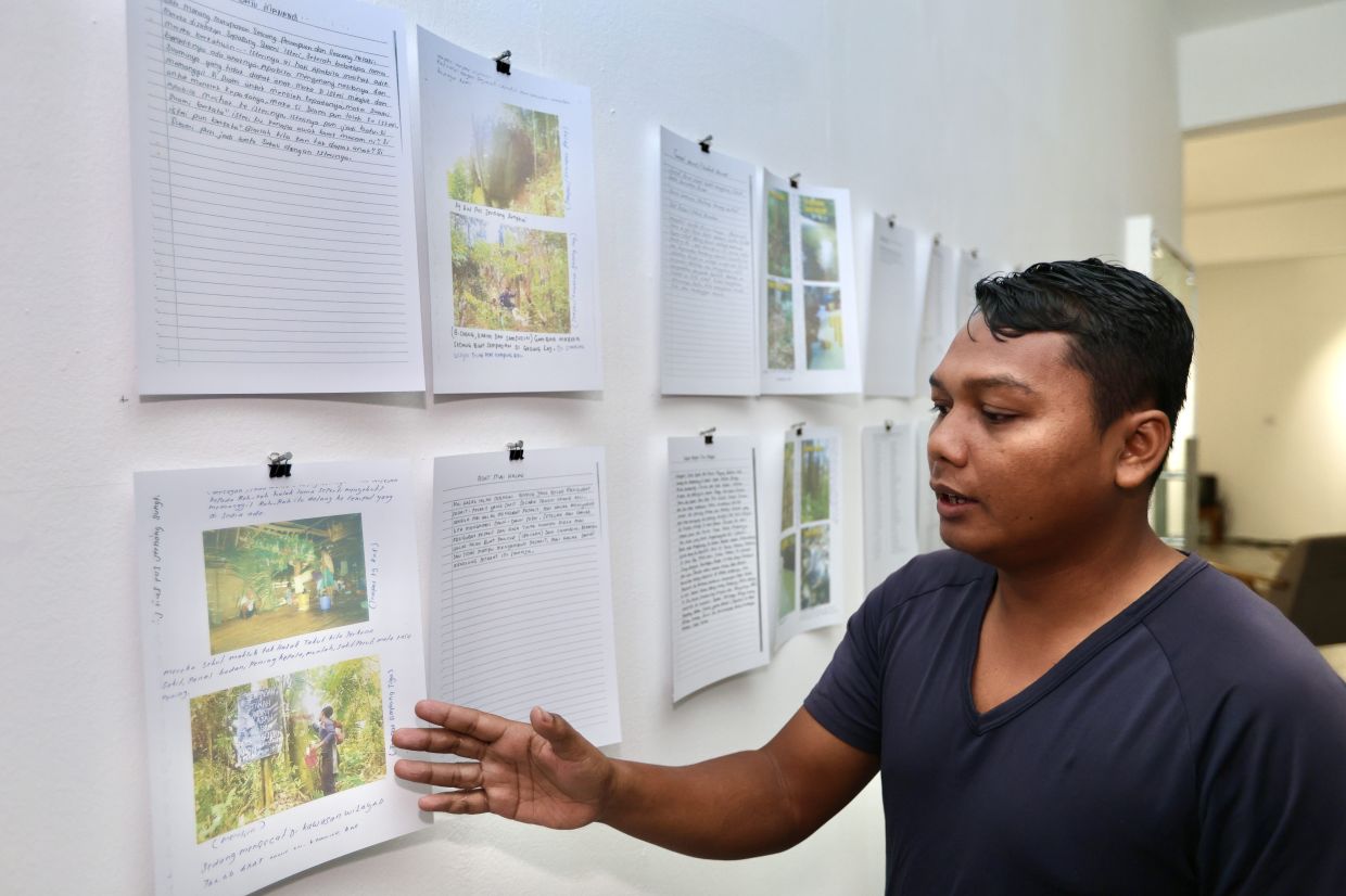 Yahya talks about the local folklore featured in the document on Semai culture that he and his father have been working on.