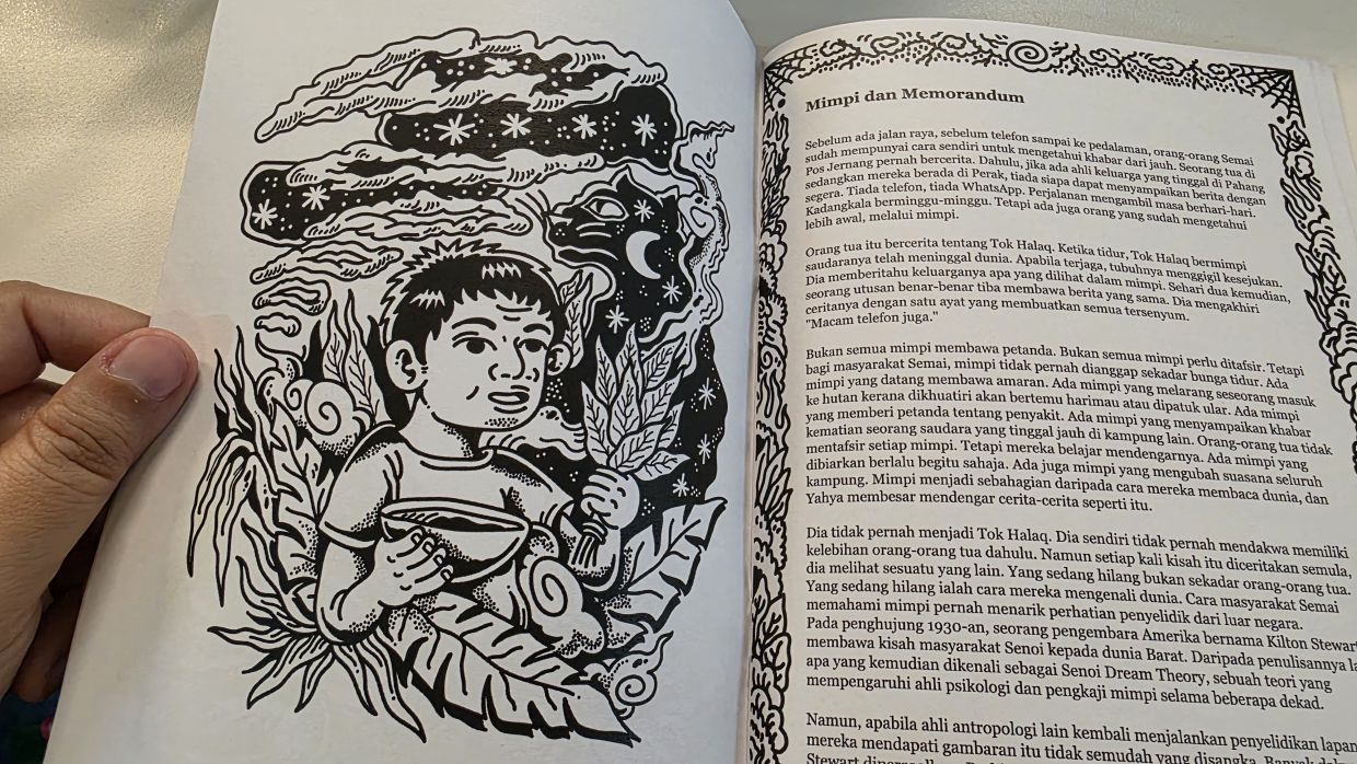One of the works produced under the project is a fanzine written by Ahmad Kamal Abu Bakar and illustrated by Faizal Wahab. — HANIS MAKETAB/The Star