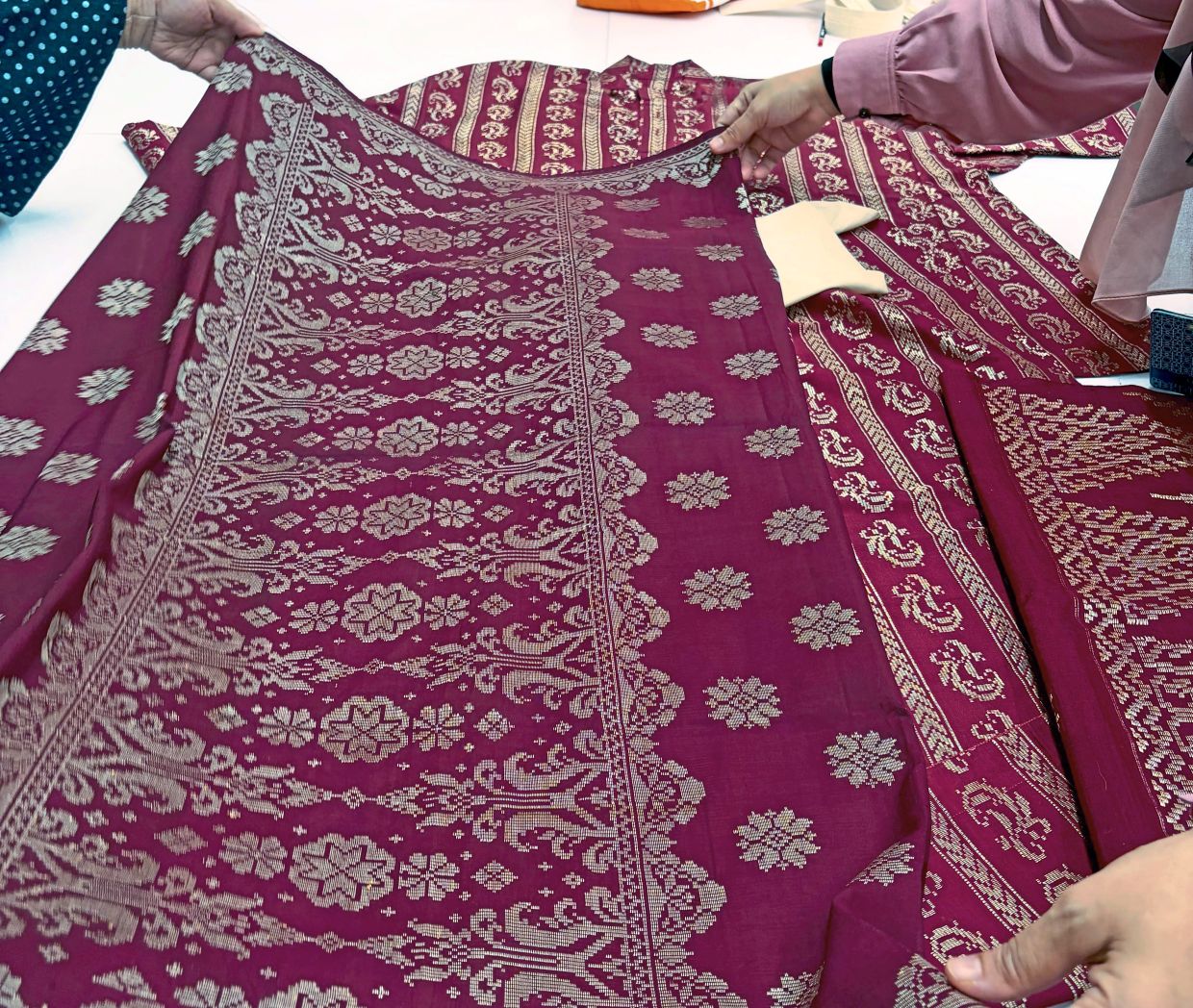 The museum’s permanent collection comprises more than 400 pieces of Nusantara textiles, costumes and jewellery from the Puan Azah Aziz Collection. Photo: Merdeka Textile Museum