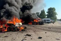Russian missile attack kills 10 in Ukraine's Kharkiv region, officials say