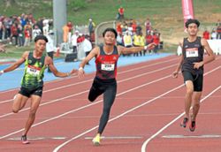 Danish leaves rivals trailing in record run to complete sprint double