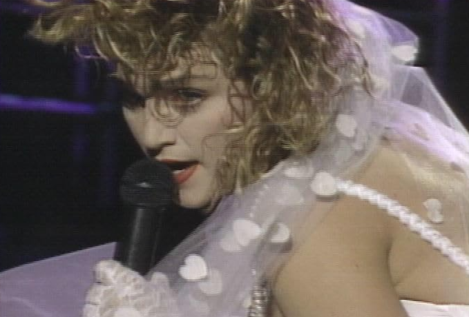 Madonna at the first VMAs in 1984. Photo: Filepic