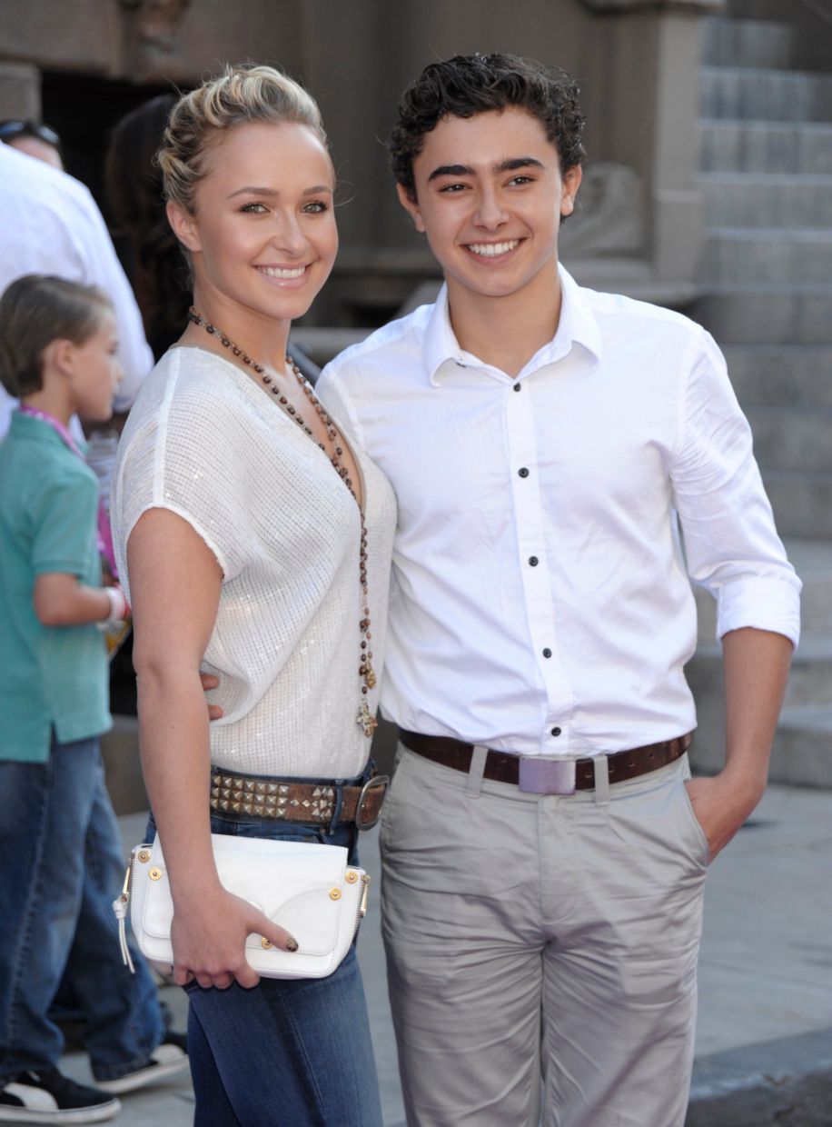 Hayden Panettiere with her brother actor Jansen Panettiere in 2011. Photo: AP