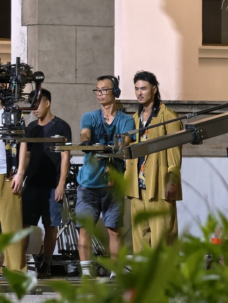 Ethan Juan gets ready to enter the scene.