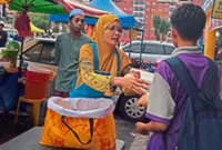 Keeping her promise to hungry kids