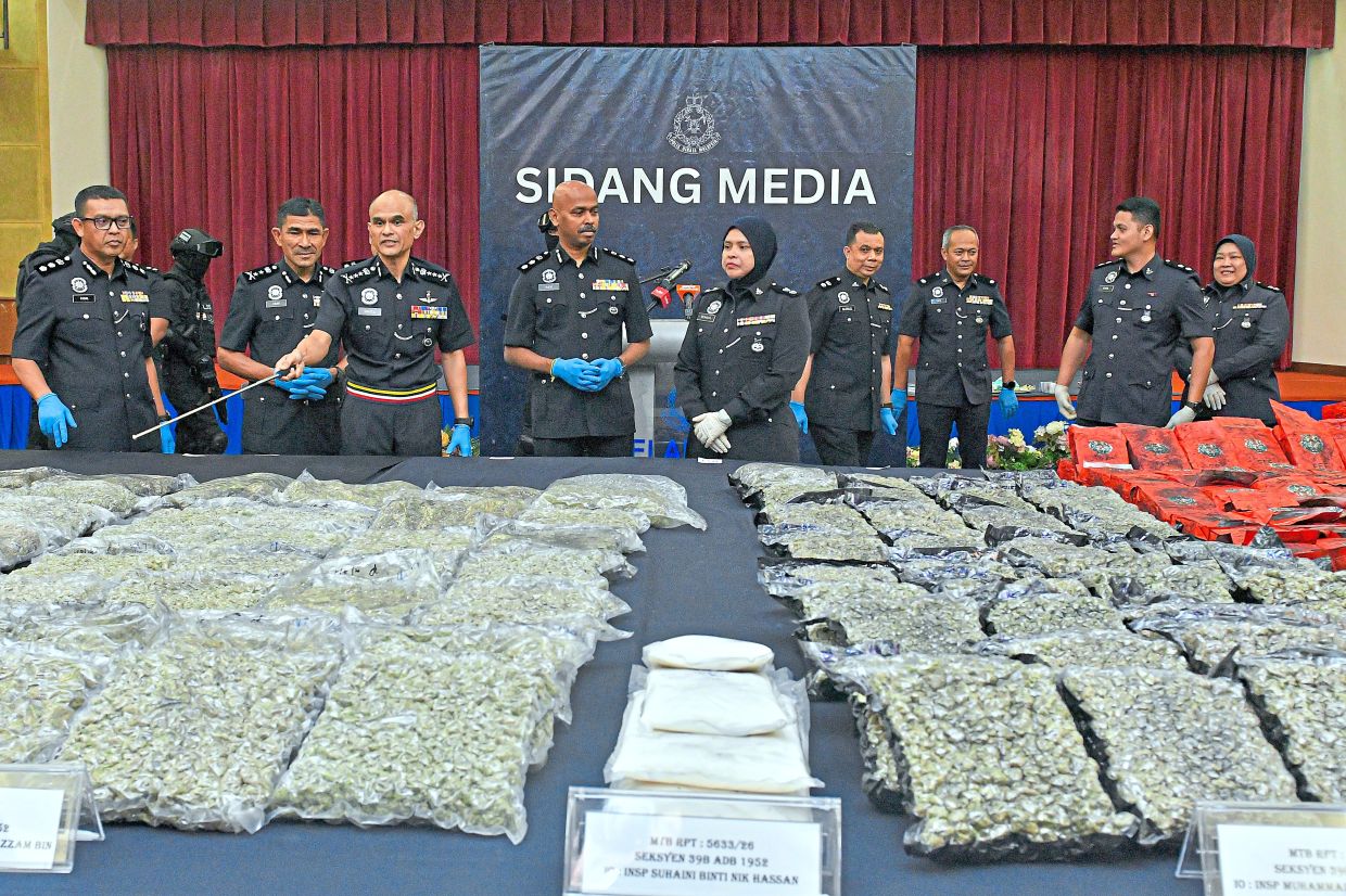RM37.5mil in drugs seized, 12 arrested