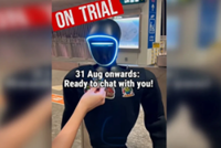 Robot at Singapore's Little India MRT station can help commuters find their way, give travel information