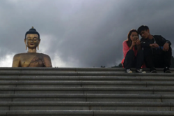 Sri Lanka unearths golden Buddha statues in ancient capital