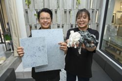 Malaysian crafters turn old jeans, waste paper and corn husks into paper sheets