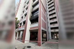 Man taken to hospital after fire in Singapore's Buangkok HDB flat