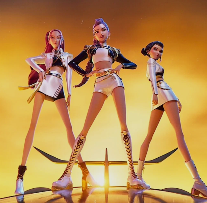 'KPop Demon Hunters' is an animated movie about a Korean K-pop group that secretly fights demons. Photo: Handout
