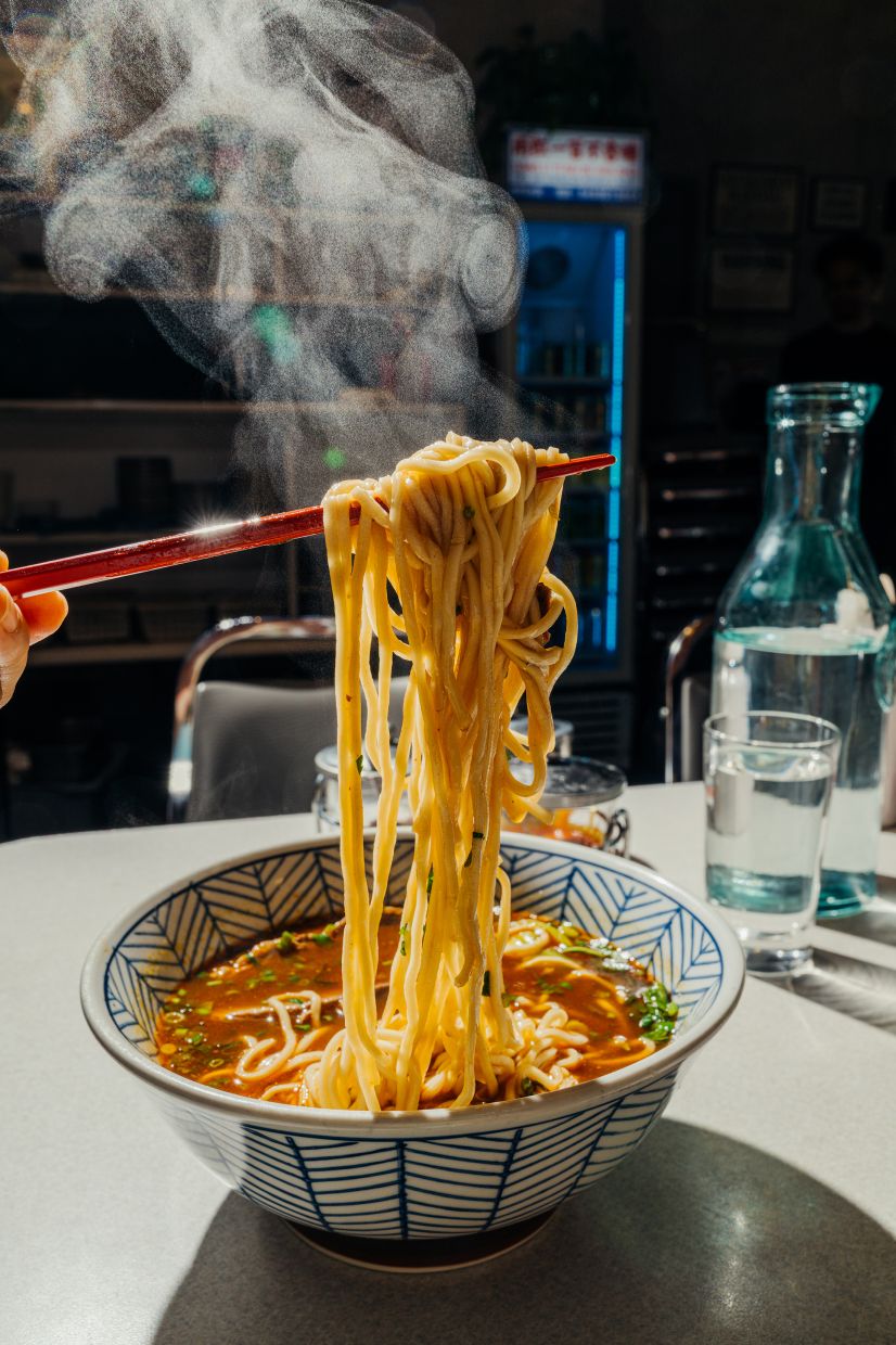 Beef noodle soup at Wenwen in Greenpoint, Brooklyn, in New York.