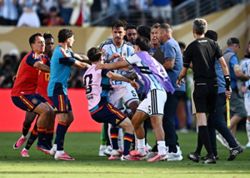Soccer-Paredes banned for 10 games after World Cup final fracas, Argentina fined