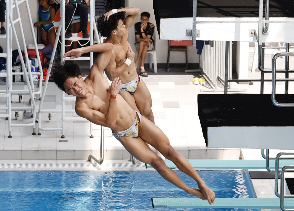Elvis-Awang entthronen SEA Games-Champions und holen Gold im Kunstspringen