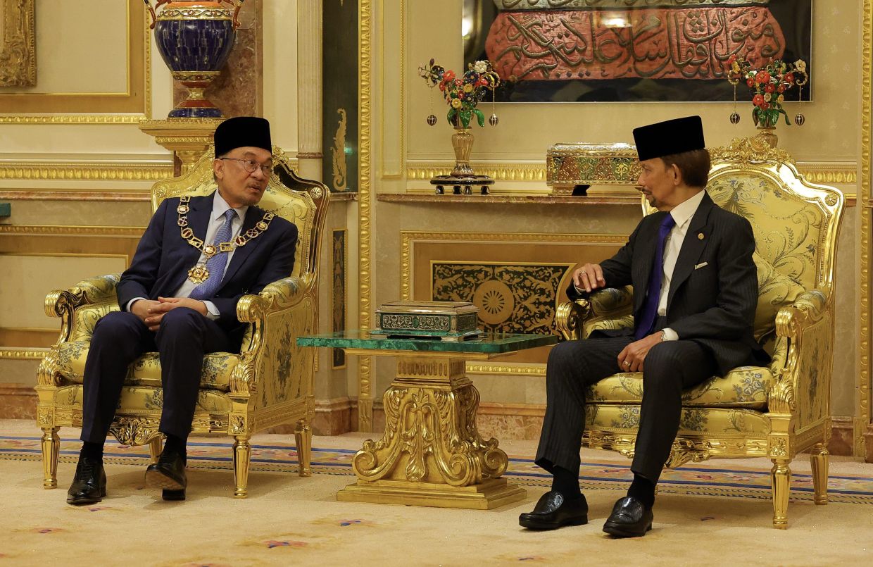 Photo: thestar.com.my Malaysia and Brunei Set Border Demarcation Deadline and Discuss Travel Cooperation