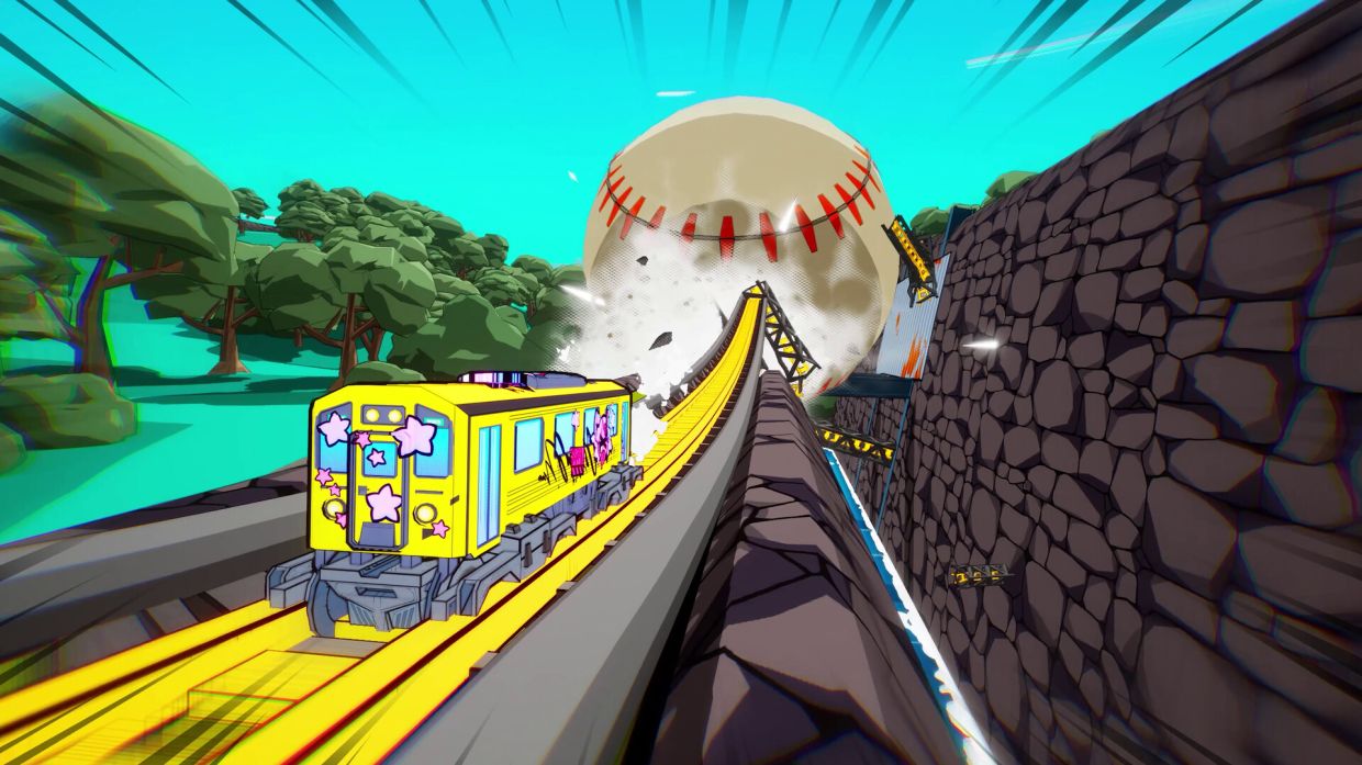 What Undercoders did was create a Skate on rails with players jumping with the right trigger and slamming down on tracks with the left trigger.