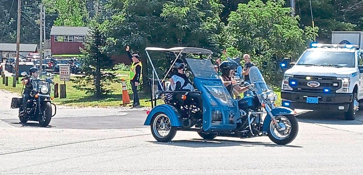 The charity ride brought together motorcycle enthusiasts in support for people with disabilities.