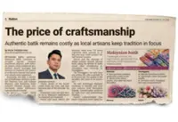More support for batik artisans