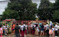 Philippine town sends students home after mass shooting threat