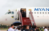 Myanmar president returns to Naypyidaw after official visits to Russia and Belarus