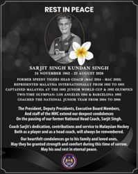 Former Speedy Tigers head coach Sarjit dies at 63
