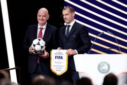 Soccer-UEFA's Ceferin says Infantino could face election challenger, rules out FIFA bid
