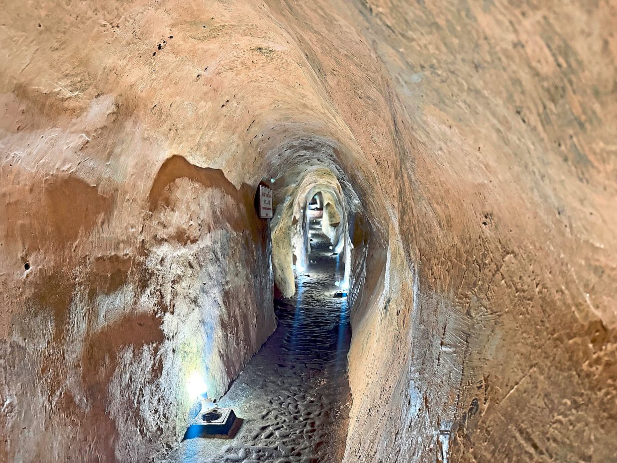 Piyamit Tunnel was formerly an air raid shelter and storage area.